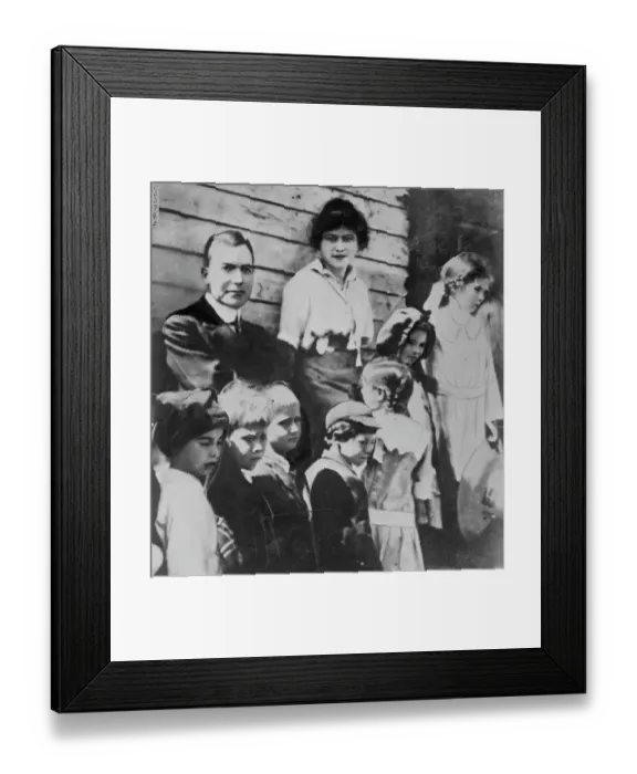 Framed Print : John D. Rockefeller Jr. Watching Schoolchildren Framed Print : John D. Rockefeller Jr. Watching Schoolchildren