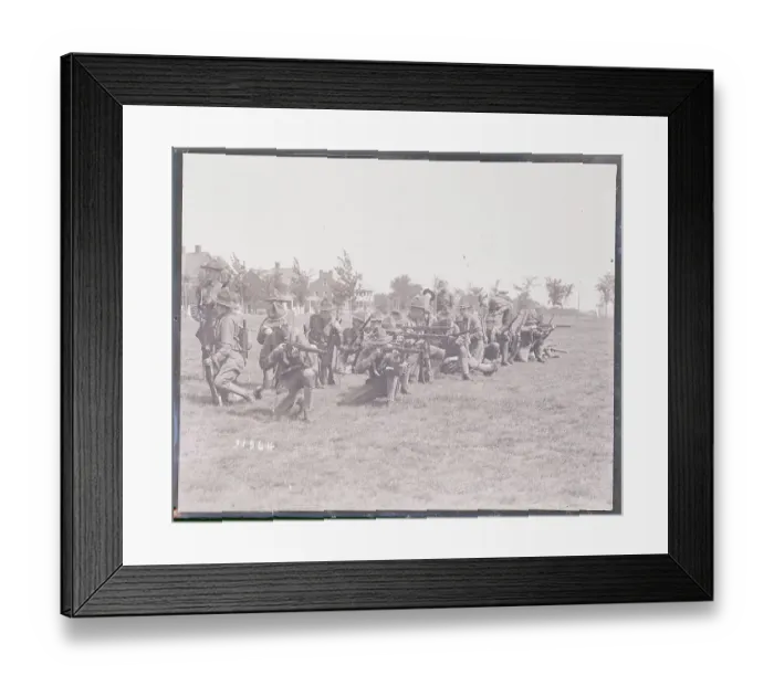Framed Print : Military instruction camp at Plattsburg Framed Print : Military instruction camp at Plattsburg