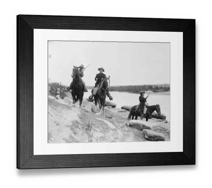 Framed Print : Texas Rangers Securing Area Framed Print : Texas Rangers Securing Area