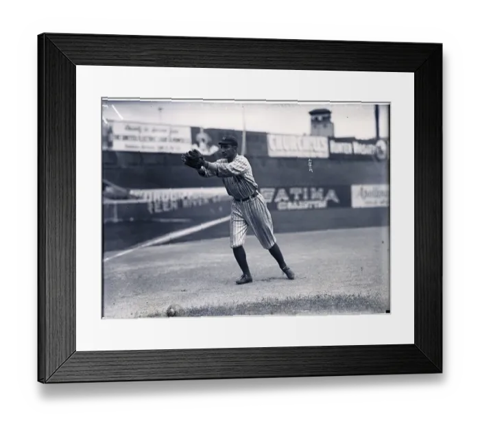 Framed Print : Baseball Player About To Make Catch Framed Print : Baseball Player About To Make Catch
