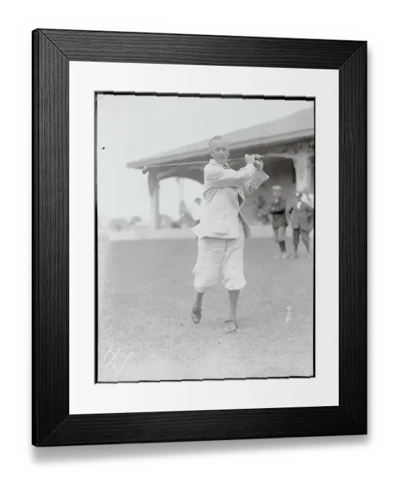 Framed Print : Gil Nichols Driving Ball