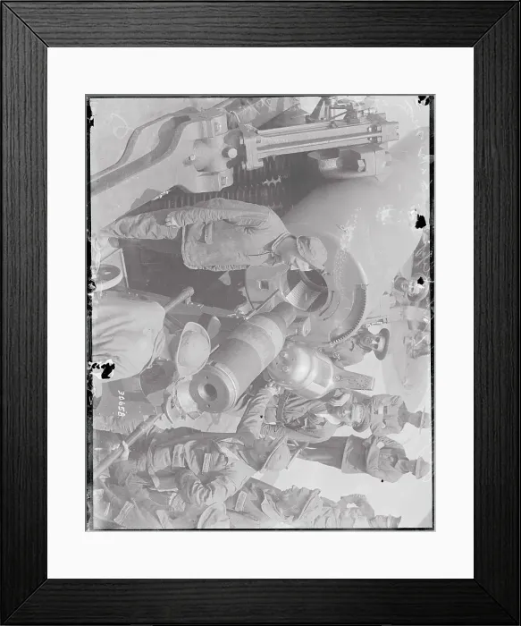 Framed Print : Preparing Projectile for Launch Framed Print : Preparing Projectile for Launch