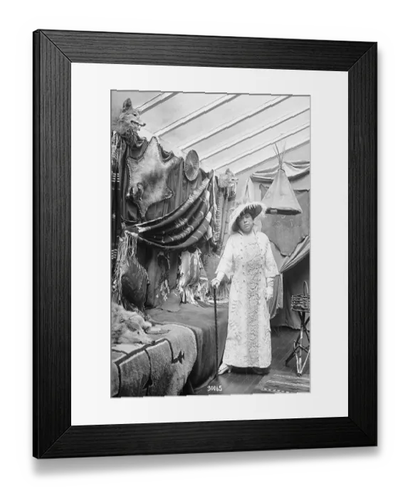 Framed Print : Mrs. James J. Brown at Hotel Framed Print : Mrs. James J. Brown at Hotel