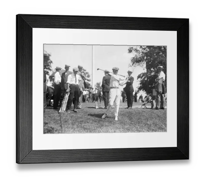 Framed Print : J. J. Mcdermott Playing Golf Framed Print : J. J. Mcdermott Playing Golf