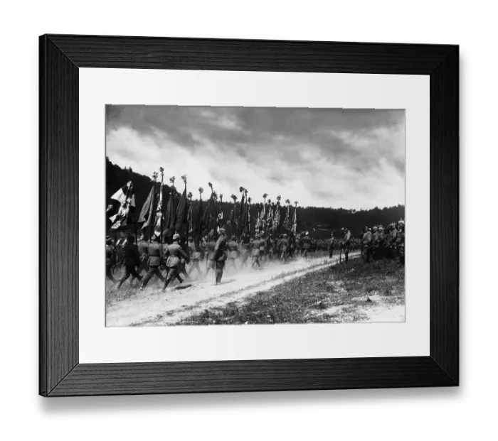 Framed Print : Crown Prince Wilhelm Reviewing Troops Framed Print : Crown Prince Wilhelm Reviewing Troops
