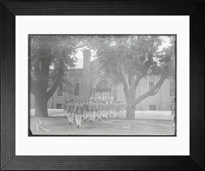 Framed Print : Cadets Entering Mess Hall Framed Print : Cadets Entering Mess Hall