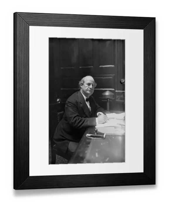 Framed Print : William J. Bryan at His Home Office Framed Print : William J. Bryan at His Home Office