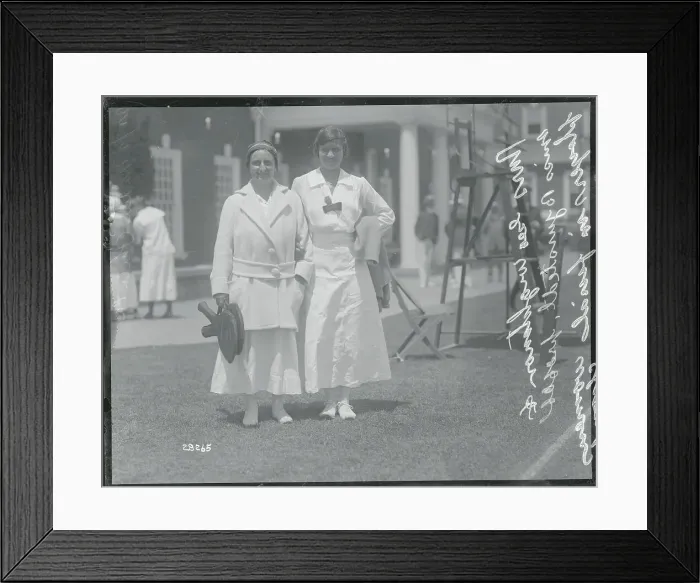 Framed Print : Tennis Players Posing Together Framed Print : Tennis Players Posing Together