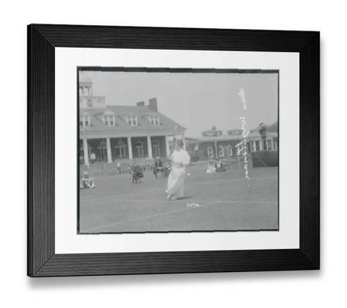 Framed Print : Mrs. George Wightman Playing Tennis Framed Print : Mrs. George Wightman Playing Tennis