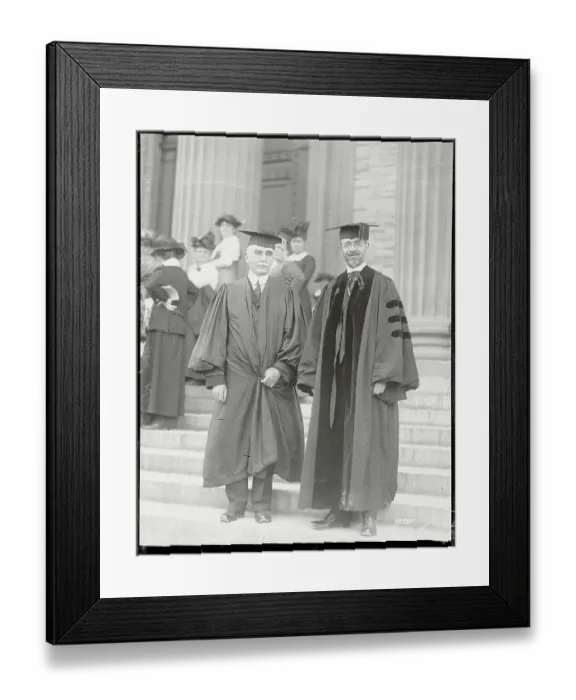 Framed Print : William McAdoo and Sidney E. Mezes Posing Together Framed Print : William McAdoo and Sidney E. Mezes Posing Together