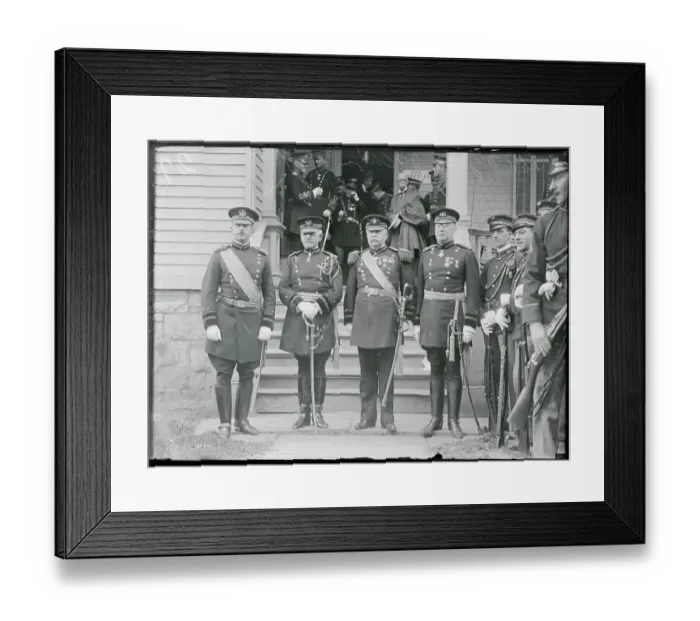 Framed Print : National Guard Standing at Attention Framed Print : National Guard Standing at Attention