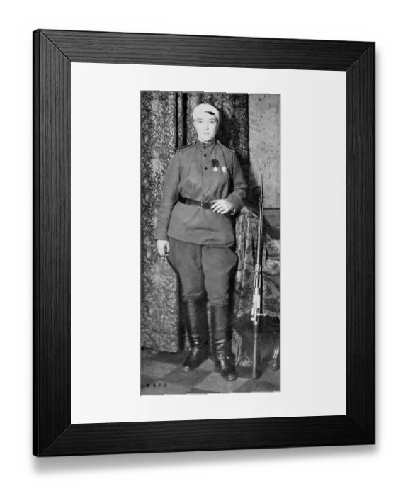 Framed Print : Russian Colonel Olga Kokovtseva