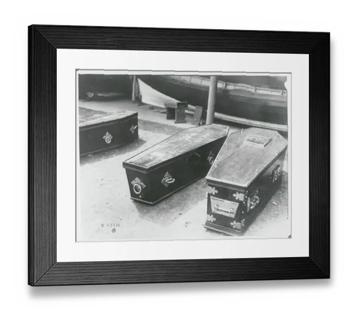 Framed Print : Coffin of Thomas Boyce-King Framed Print : Coffin of Thomas Boyce-King