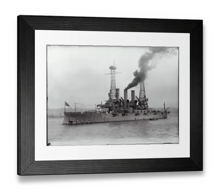 Framed Print : U.S.S. Kansas