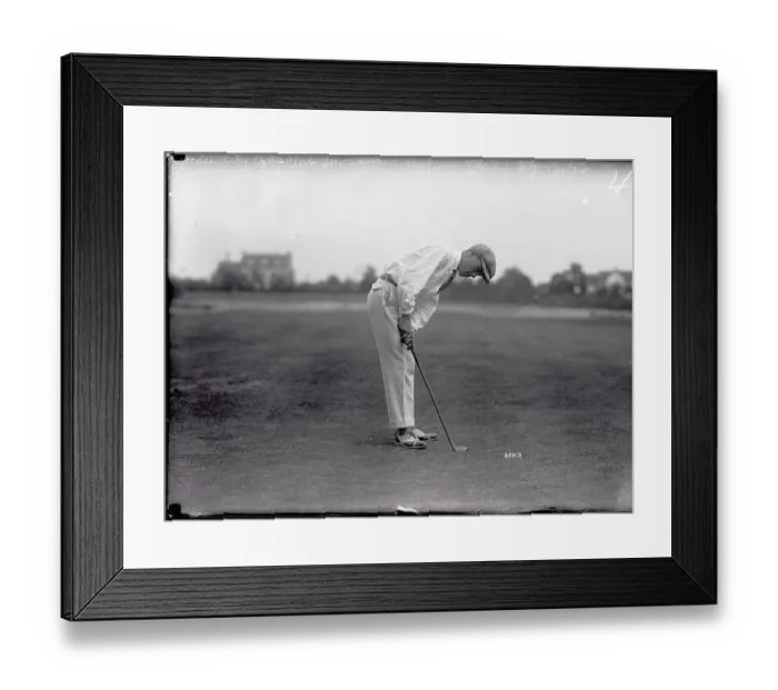 Framed Print : Philip Carter Golfing Framed Print : Philip Carter Golfing