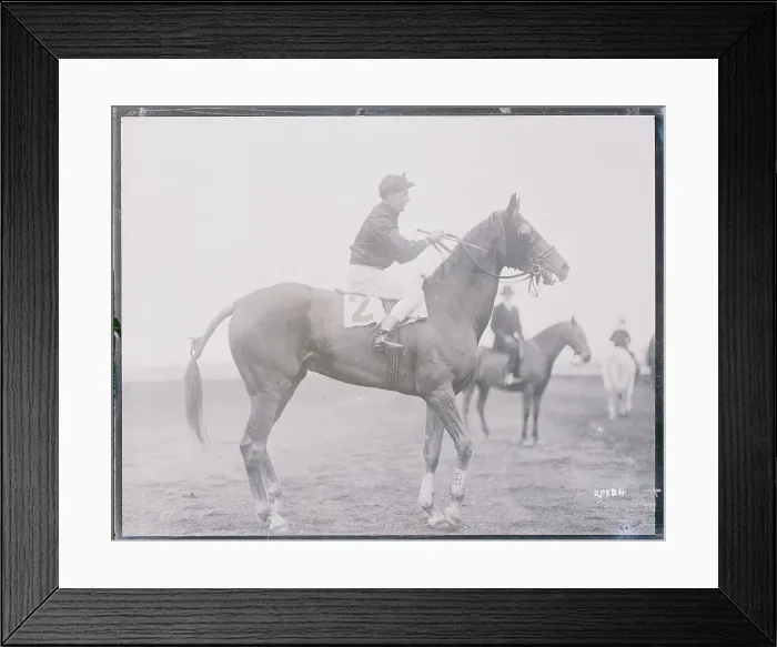 Framed Print : Jockey Turner Atop Winning Horse Framed Print : Jockey Turner Atop Winning Horse