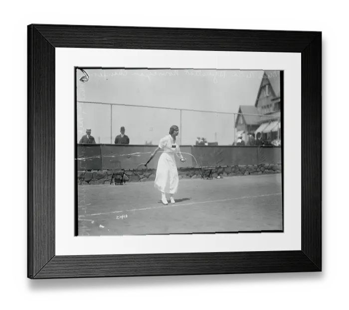 Framed Print : Molla Bjursdedt Playing Tennis Framed Print : Molla Bjursdedt Playing Tennis