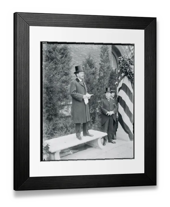 Framed Print : George A. McAneny Delivering an Address Framed Print : George A. McAneny Delivering an Address