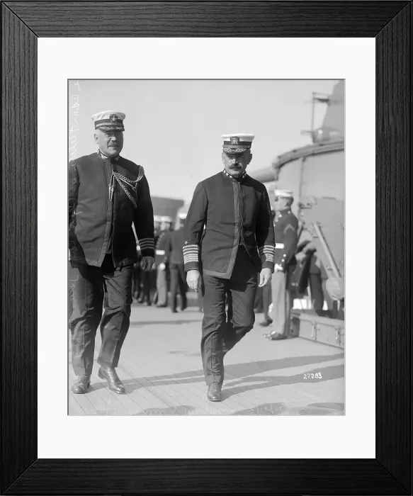 Framed Print : Captain Hues and Admiral Fletcher Framed Print : Captain Hues and Admiral Fletcher