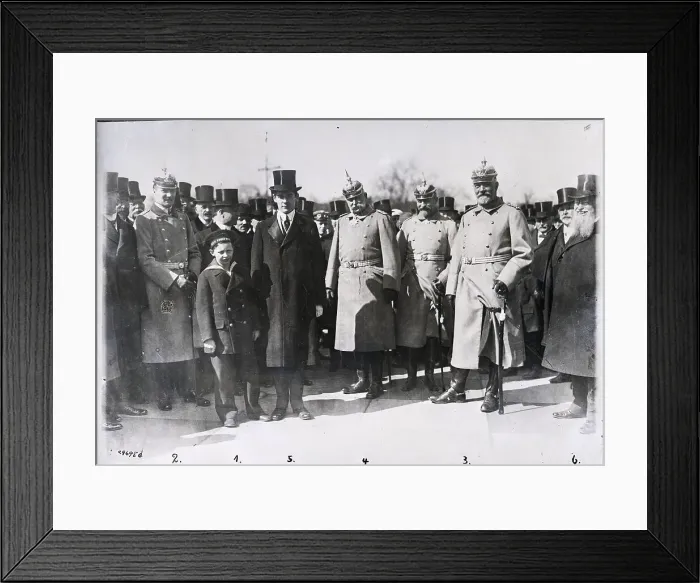 Framed Print : Notables At Bismark Memorial In Germany Framed Print : Notables At Bismark Memorial In Germany