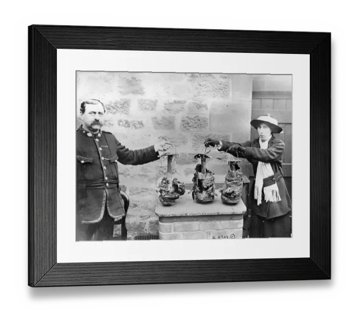 Framed Print : Remnants Of Wwi Bombs Framed Print : Remnants Of Wwi Bombs