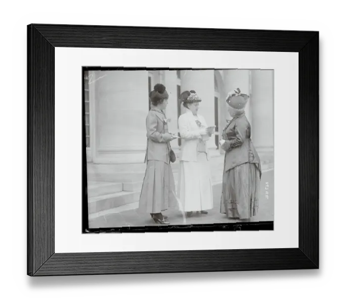 Framed Print : Daughters of American Revolution Conversing Framed Print : Daughters of American Revolution Conversing