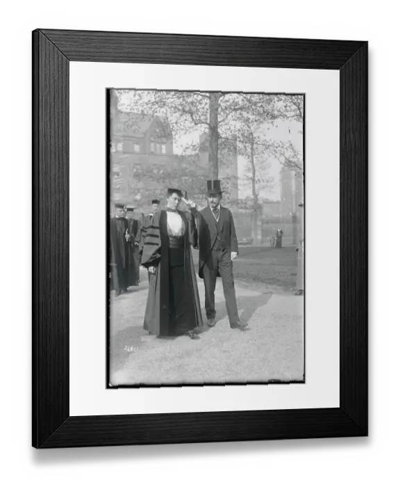 Framed Print : Mary Wooley and George McAneny Framed Print : Mary Wooley and George McAneny