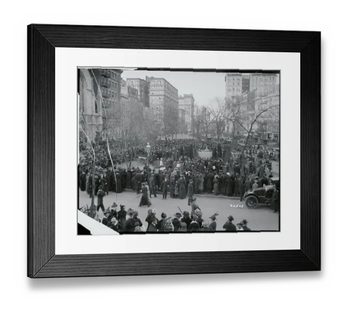Framed Print : Large Assembly Outdoors Framed Print : Large Assembly Outdoors
