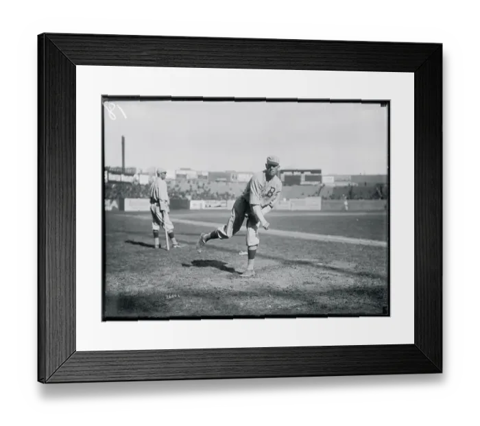 Framed Print : Hassan Pfeffer in Pitching Action Framed Print : Hassan Pfeffer in Pitching Action