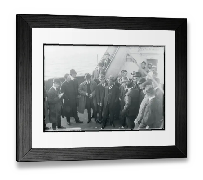 Framed Print : Victoriano Huerta with the Press Framed Print : Victoriano Huerta with the Press