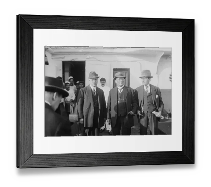 Framed Print : General Victoriano Huerta and Party Framed Print : General Victoriano Huerta and Party