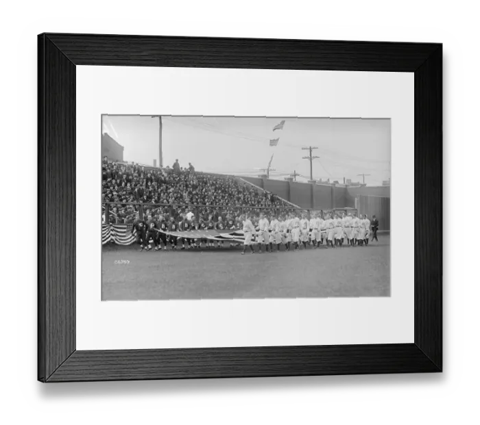 Framed Print : Baseball Players Before Game Framed Print : Baseball Players Before Game