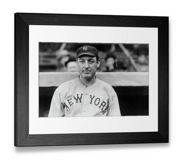 Framed Print : Baseball Player Bill Donovan
