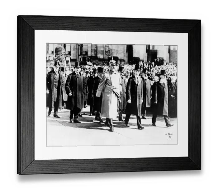Framed Print : Memorial Service For Otto Von Bismark Framed Print : Memorial Service For Otto Von Bismark