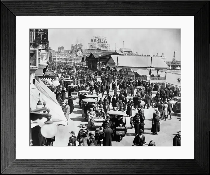 Framed Print : Atlantic City Easter Day Framed Print : Atlantic City Easter Day