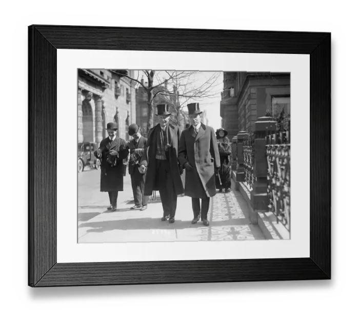 Framed Print : Society On Fifth Avenue On Palm Sunday