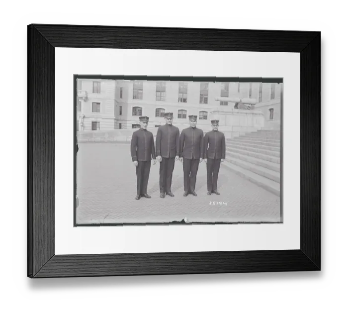 Framed Print : Soldiers Posing Together Framed Print : Soldiers Posing Together