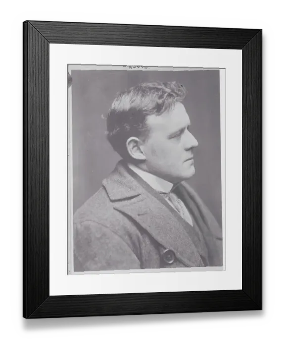 Framed Print : Profile of Author Hilaire Belloc Framed Print : Profile of Author Hilaire Belloc