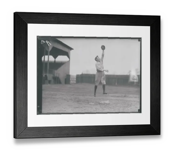 Framed Print : Rabbit Maranville Going up for Catch