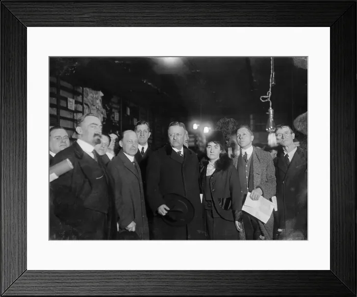 Framed Print : Theodore Roosevelt and Peers at Bureau Framed Print : Theodore Roosevelt and Peers at Bureau