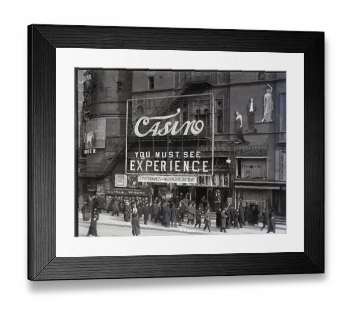 Framed Print : Casino Theatre, Street Scene Framed Print : Casino Theatre, Street Scene