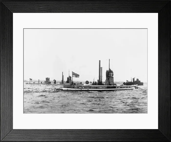 Framed Print : German Submarine Flotilla Framed Print : German Submarine Flotilla