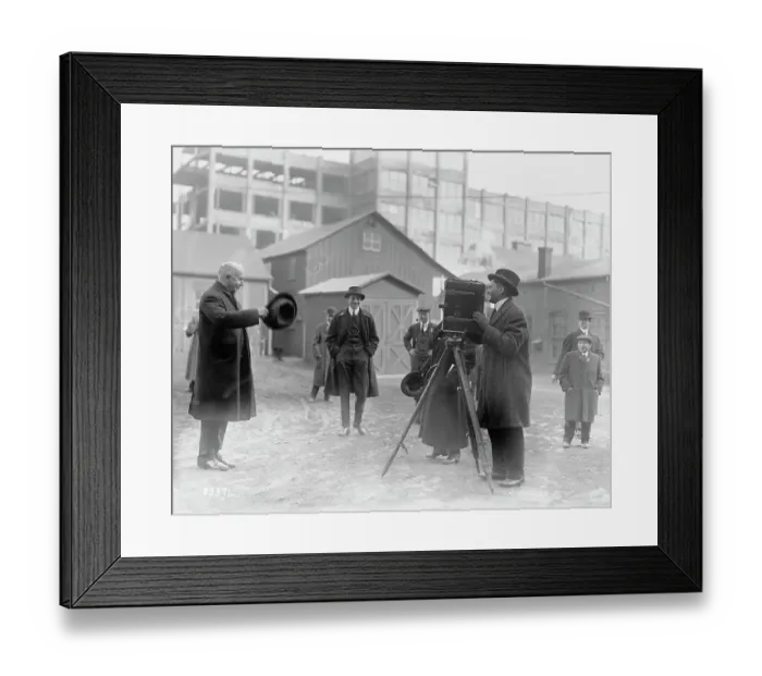 Framed Print : Thomas A. Edison for New Camera Framed Print : Thomas A. Edison for New Camera