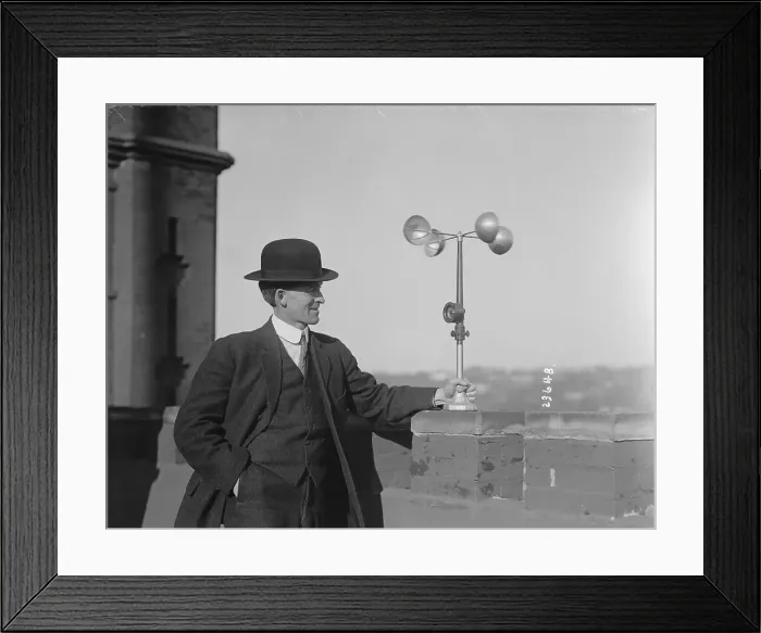 Framed Print : Man Handling the Aeromomoter Framed Print : Man Handling the Aeromomoter