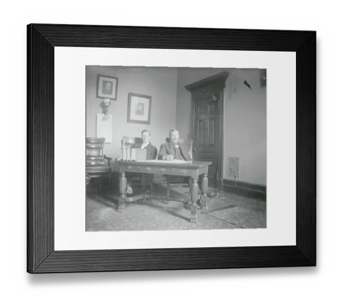 Framed Print : William Travers Jerome and Francis Garvin Framed Print : William Travers Jerome and Francis Garvin