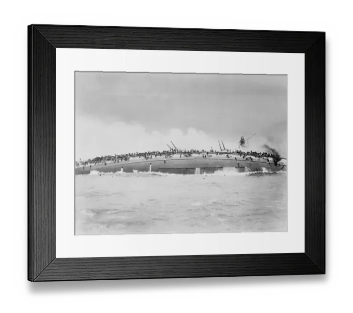 Framed Print : People Abandoning Ship Framed Print : People Abandoning Ship