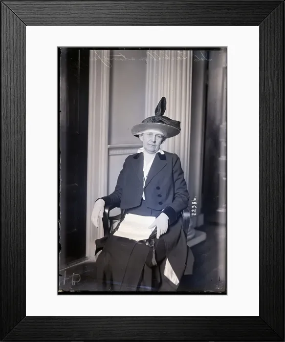 Framed Print : Ida Tarbell Seated on Stand, Testifying Framed Print : Ida Tarbell Seated on Stand, Testifying