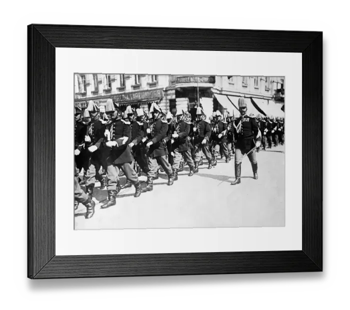Framed Print : Romanian Troops Parading in Bucharest Framed Print : Romanian Troops Parading in Bucharest