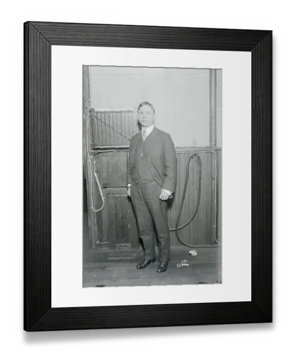 Framed Print : Portrait of Battling Nelson Framed Print : Portrait of Battling Nelson