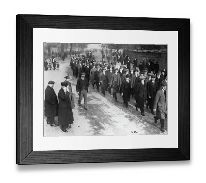 Framed Print : World War I Enlistees Framed Print : World War I Enlistees